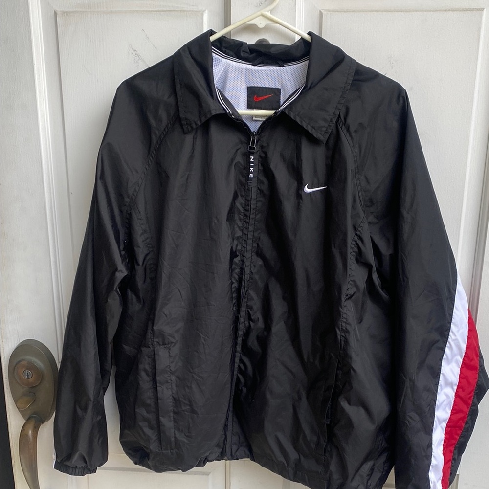 Nike Black Windbreaker Jacket